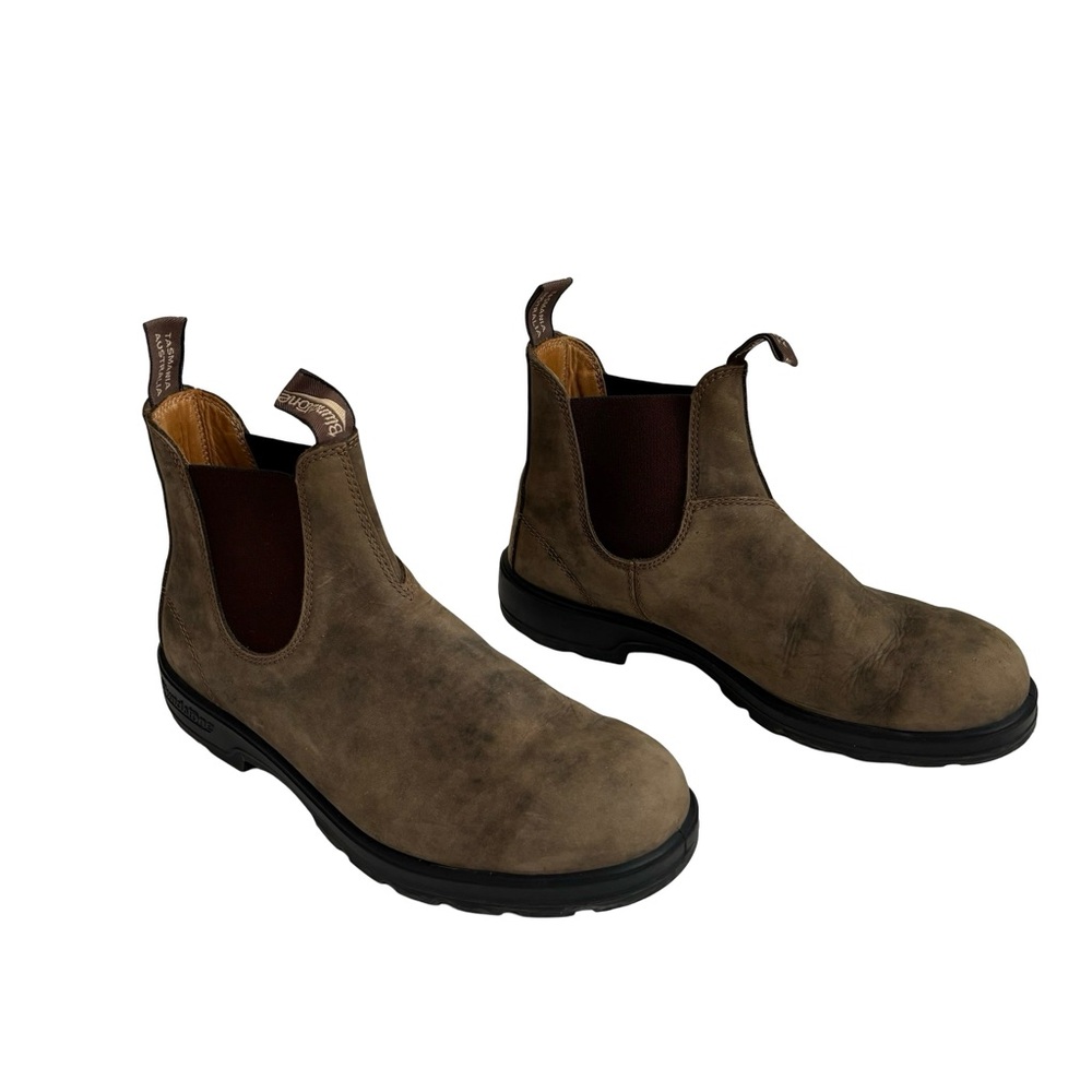 Blundstone Rustic Brown Leather Chelsea Boot Men’s Size 10.5